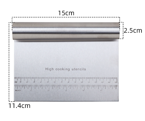 Stainless Steel Dough Cutter And Scraper For Kitchen